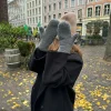 Alfina luffer - Mørk grå