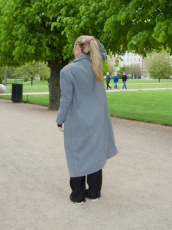 Alva oversized frakke - Grå