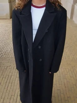 Alva oversized frakke - Sort