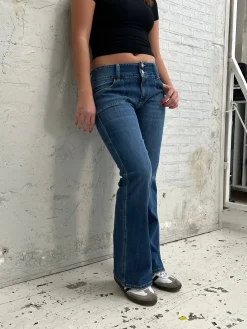 Amani bootcut jeans - Blå denim