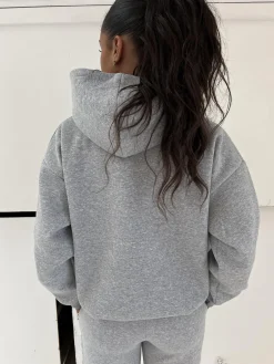 Anelise hoodie - Grå melange