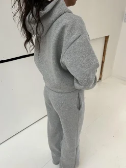Anelise hoodie - Grå melange