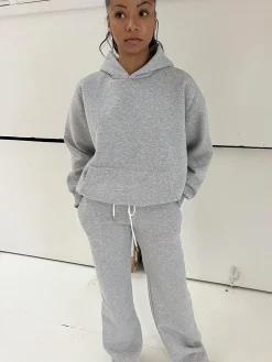 Anelise hoodie - Grå melange