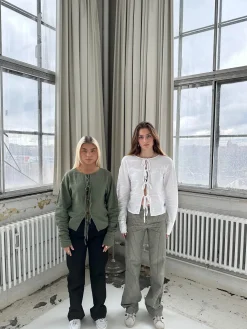 Angel hørbluse - hvid