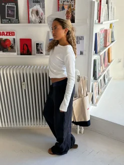 Angel hørbukser - navy
