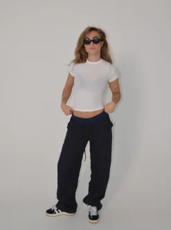 Angel hørbukser - navy