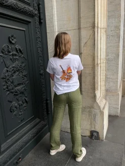 Anna Olympia hørbukser - Kaki