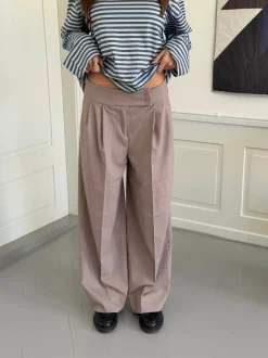 Belliano suitbukser - Taupe
