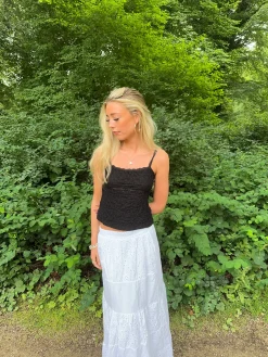 Bente blondetop - Sort