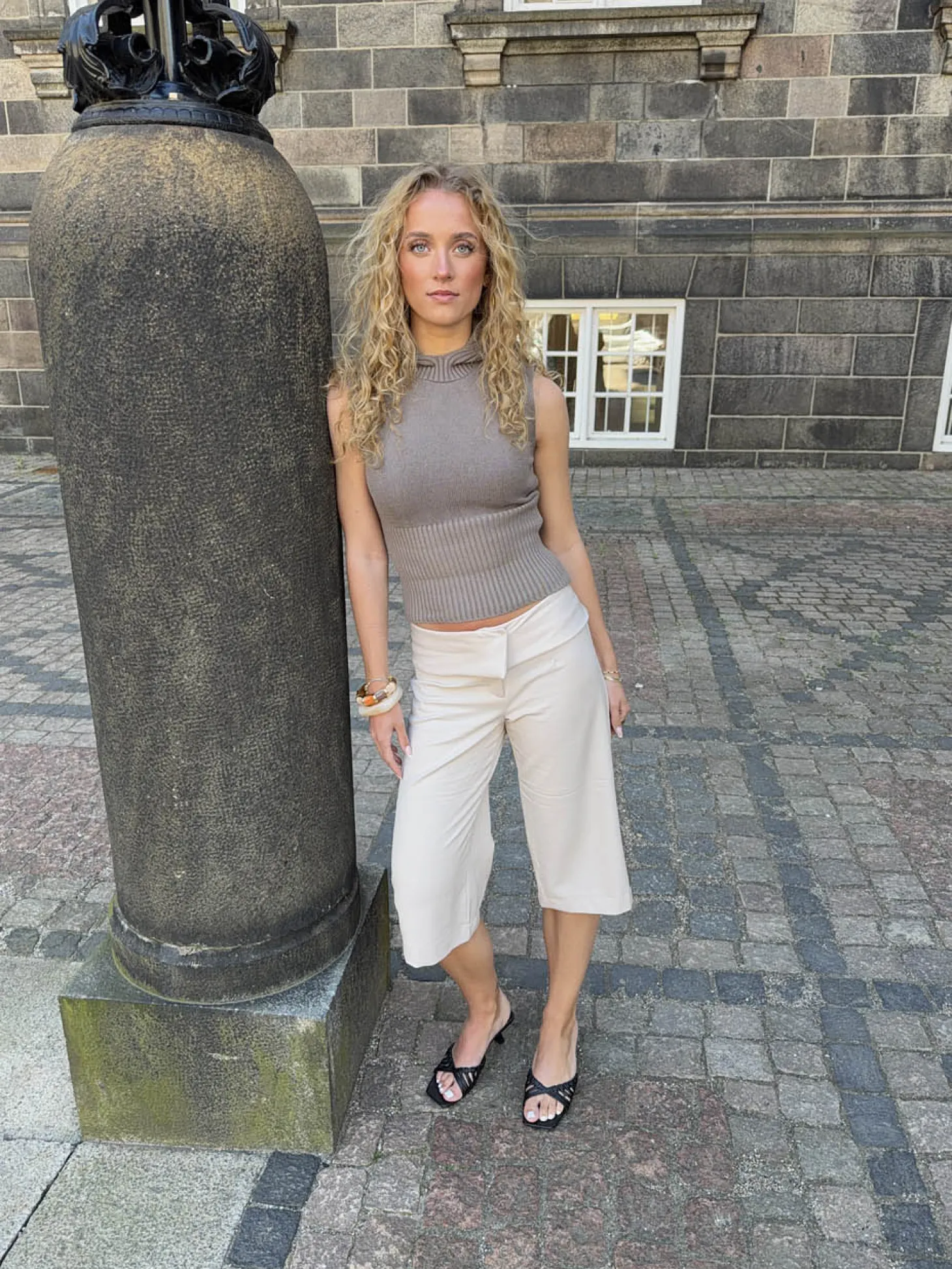 Calsia capribukser - Beige