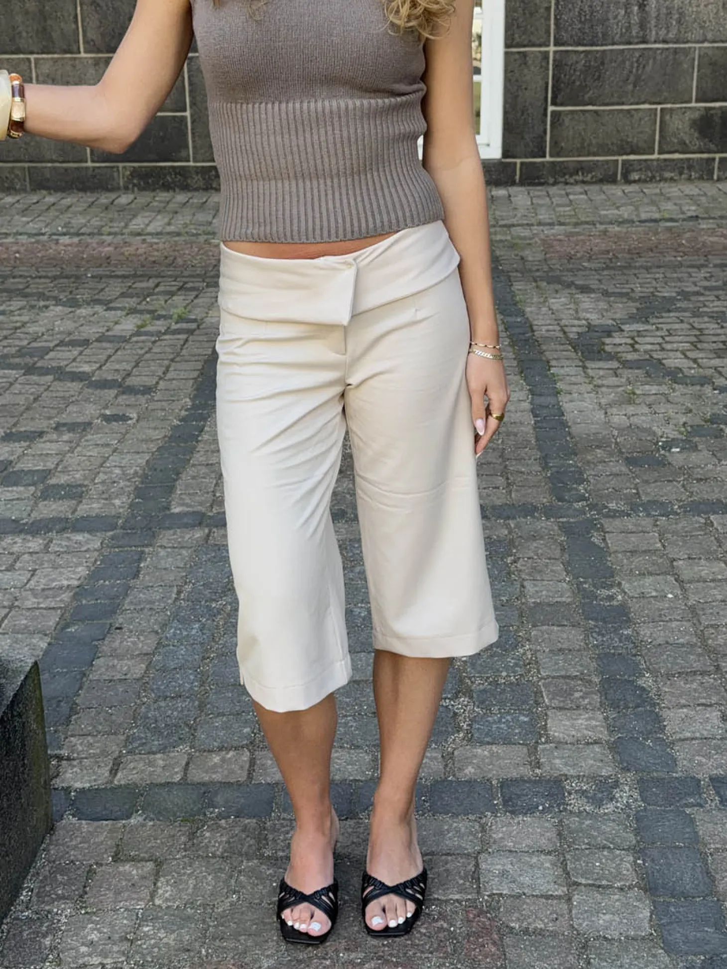 Calsia capribukser - Beige