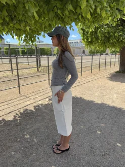 Cassidy bermudashorts - Hvid