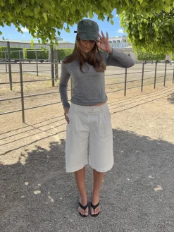 Cassidy bermudashorts - Hvid
