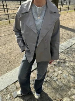 Catinka trenchcoat - Grå