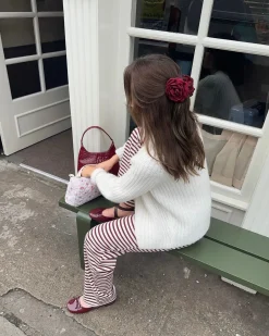 Celine stribede bukser - rød/hvid