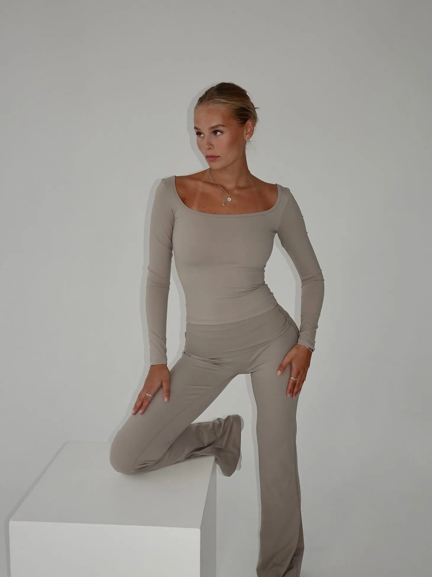 Clarity longsleeve blouse - Ash