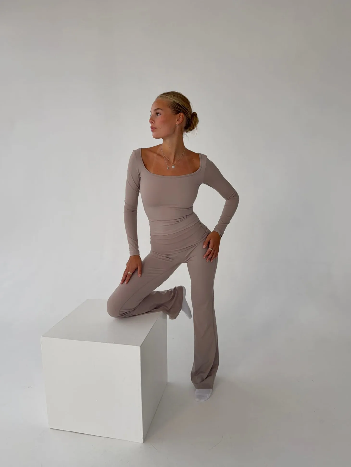 Clarity longsleeve blouse - Ash