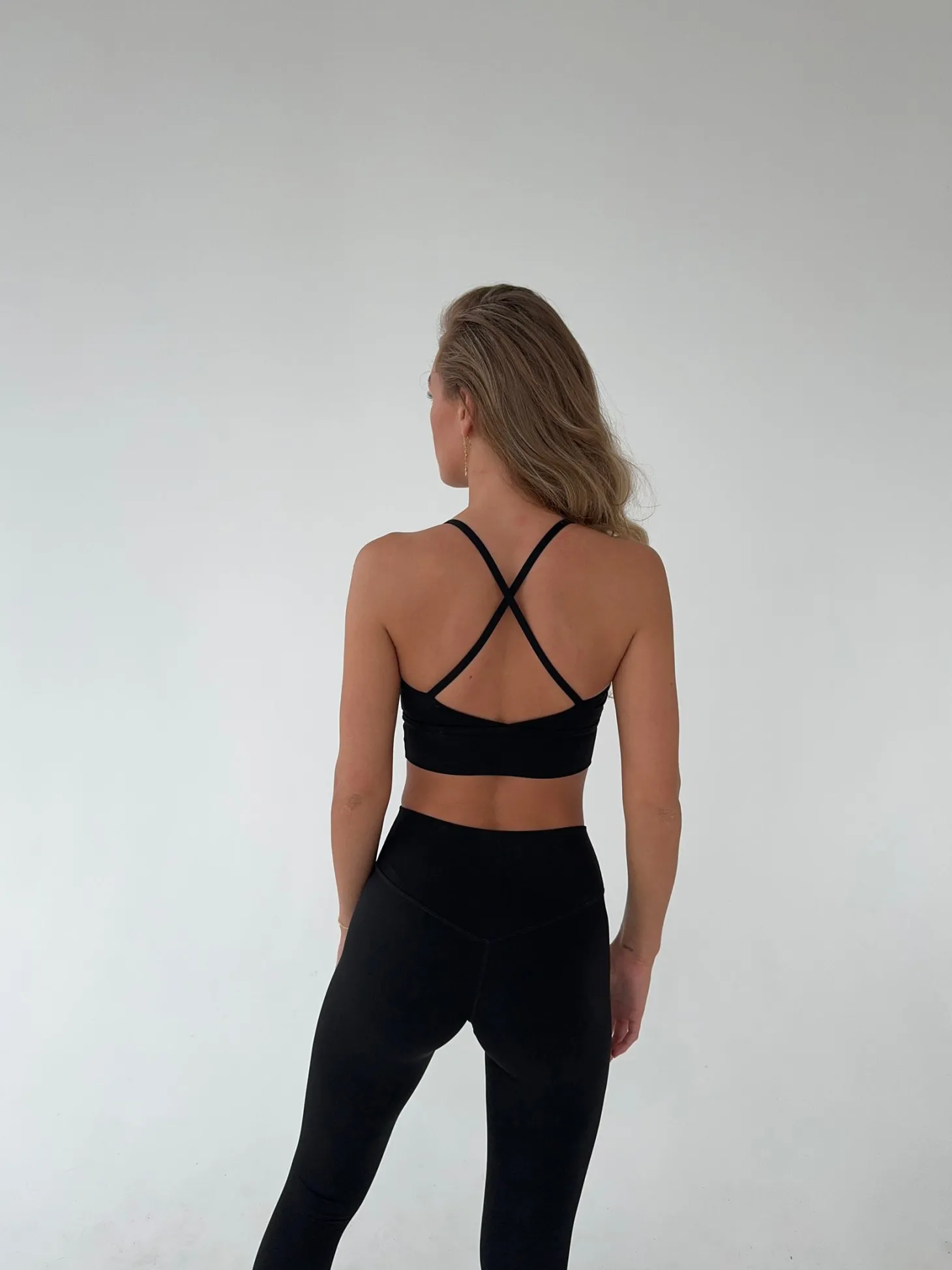 Crossback bra - Jet Black