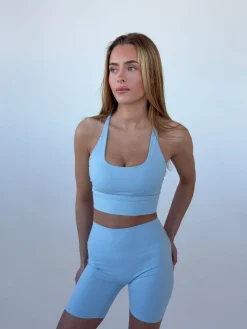 Crossback bra - Sky