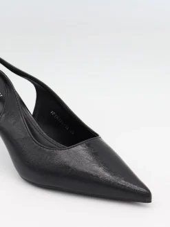 Donnatella slingback hæle - Sort