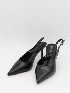 Donnatella slingback hæle - Sort