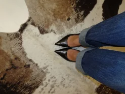 Donnatella slingback hæle - Sort
