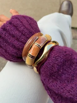 Ebony armbånd - Brun/beige