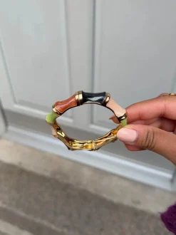 Ebony armbånd med striber - Multifarvet