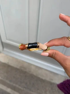 Ebony armbånd med striber - Multifarvet
