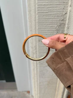 Elvina armbånd - Orange/Guld