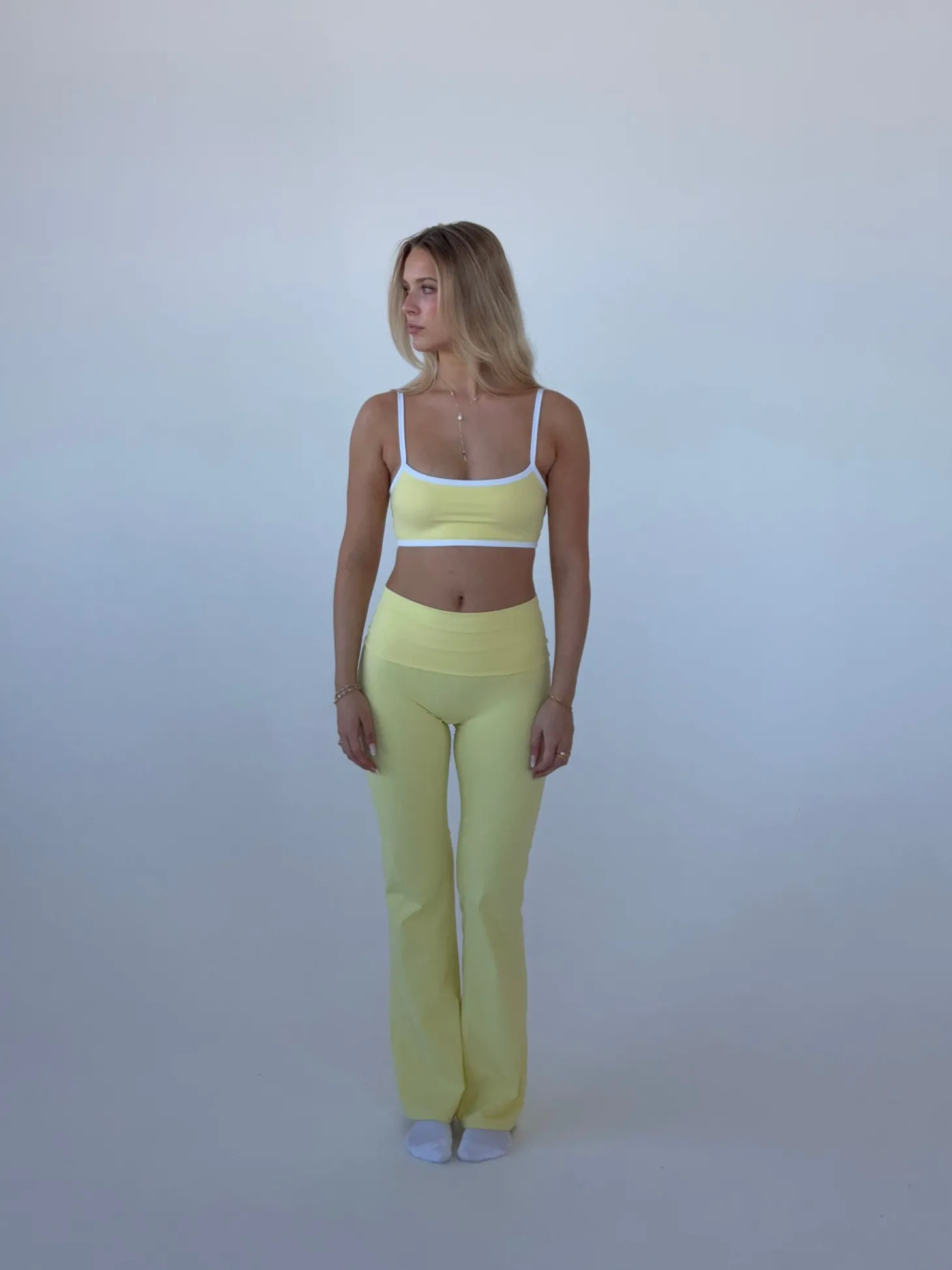 Essential flared pants - Butter