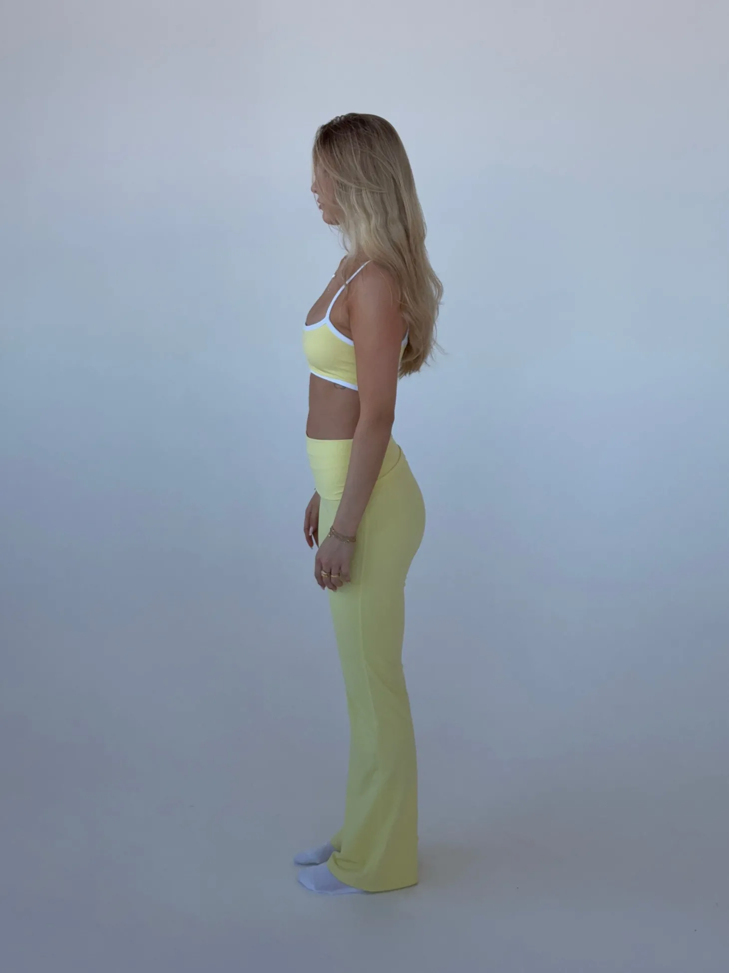 Essential flared pants - Butter