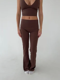 Essential flared pants - Espresso