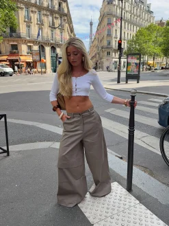 Esther bukser - Taupe