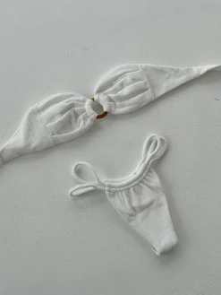 Eva bandeau bikini - Hvid