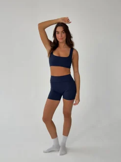 Folded essential shorts - Midnight