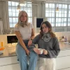 Gabi trekant tørklæde - Beige