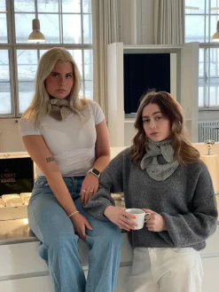 Gabi trekant tørklæde - Beige