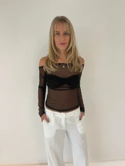 Galia bluse - Sort