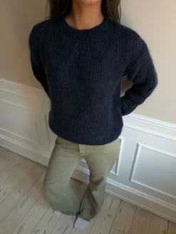 Genevieve striktrøje - Navy