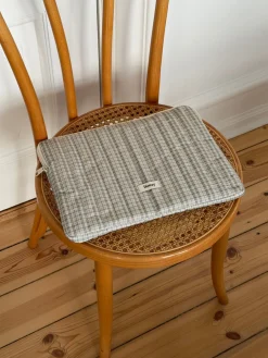 Honey computersleeve med tern - Beige/grøn