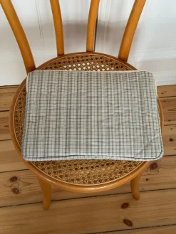 Honey computersleeve med tern - Beige/grøn