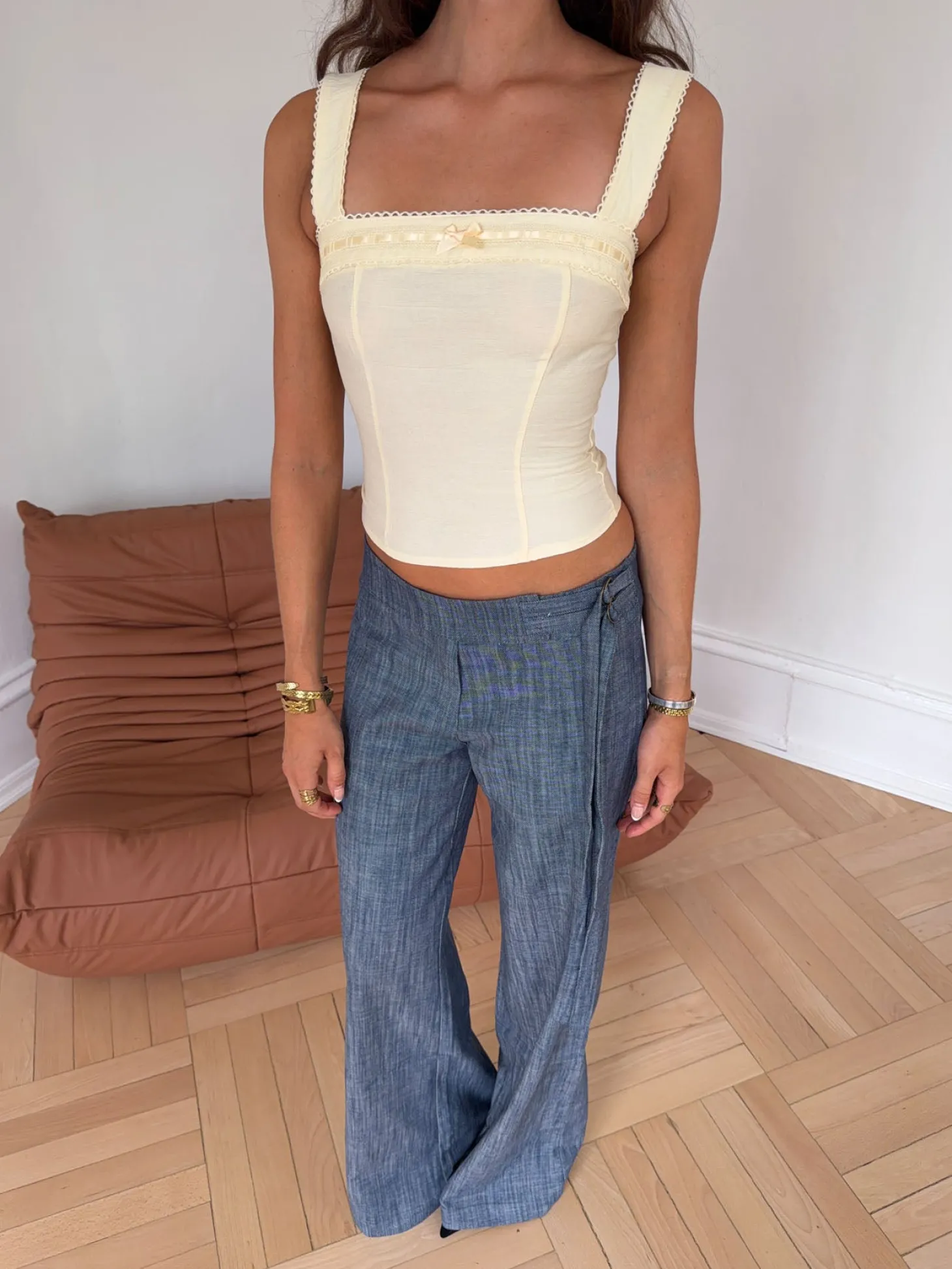 Icana top - Gul