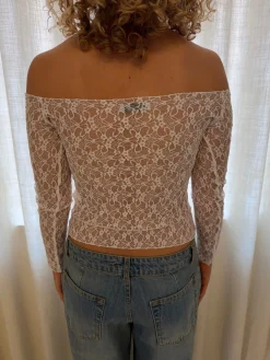 Inez blondebluse - Hvid