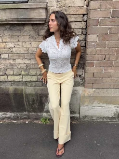 Isabel blondetop - Hvid