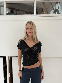 Isabel blondetop - Sort