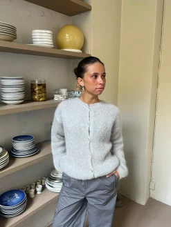 Jamilla mohair cardigan - Grå