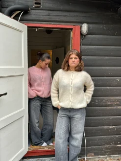 Jamilla mohair cardigan - Lyserød