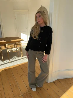 Jamilla mohair cardigan - Sort