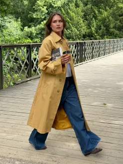 Jujava trenchcoat - Gul